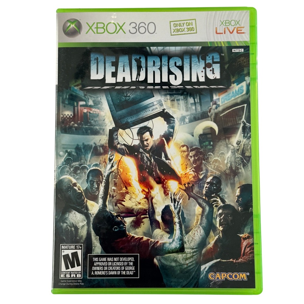 Dead Rising Xbox 360 2006 CIB Complete w/ Manual Original White Label Capcom